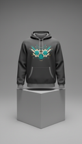 Graphic Hoodie With Code Print