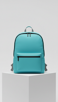 Accent Cyan Backpack With Organizer